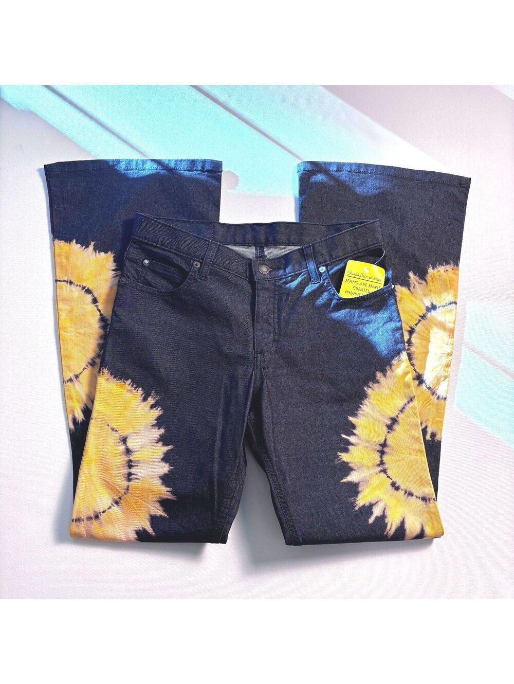 Deadstock Guapa Intl Handmade Tie Dye Jeans